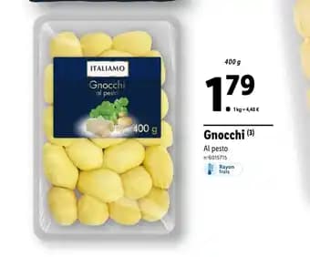 Gnocchi al pesto