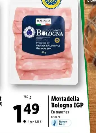Mortadella Bologna IGP