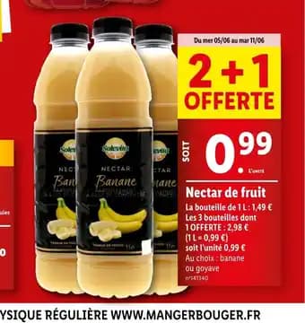 Nectar de fruit