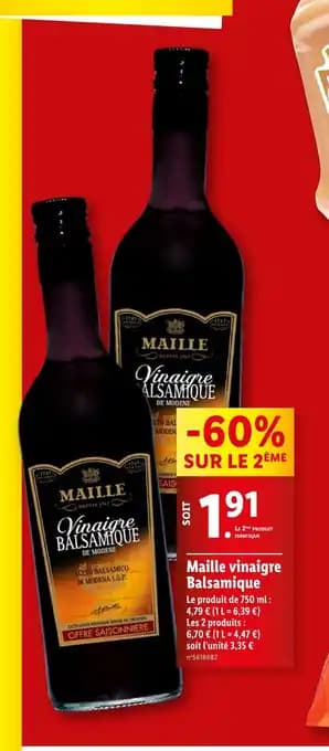 Maille vinaigre Balsamique