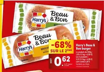 Harry's Beau & Bon burger