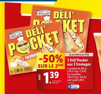 3 Déli'Pocket