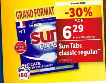 Sun Tabs classic regular**
