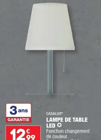 LAMPE DE TABLE LED