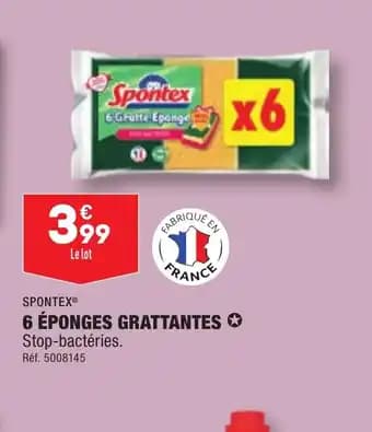 6 ÉPONGES GRATTANTES