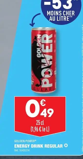 ENERGY DRINK REGULAR ✪