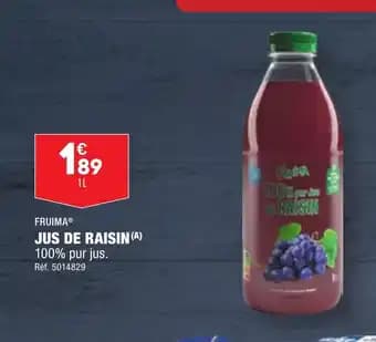 JUS DE RAISIN (A)