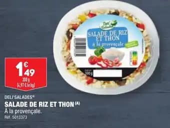 SALADE DE RIZ ET THON (A)