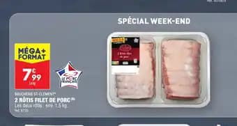 2 RÔTIS FILET DE PORC (B)