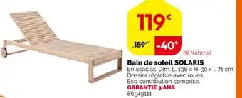 SOLARIS Bain de soleil