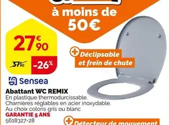 Sensea Abattant WC REMIX