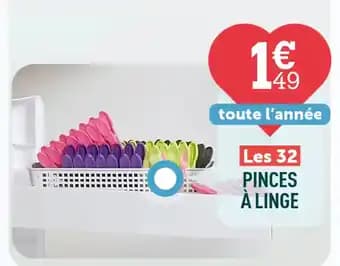 PINCES À LINGE