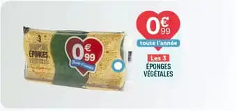 ÉPONGES VÉGÉTALES