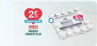 BOUGIES CHAUFFE-PLAT