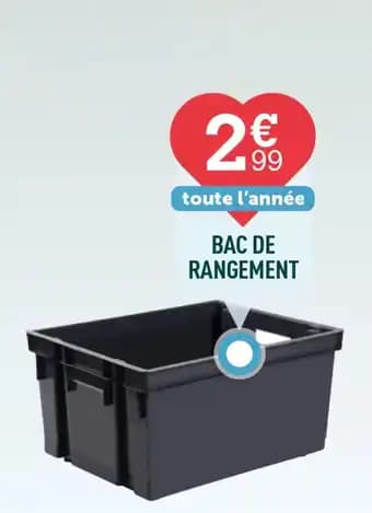 BAC DE RANGEMENT