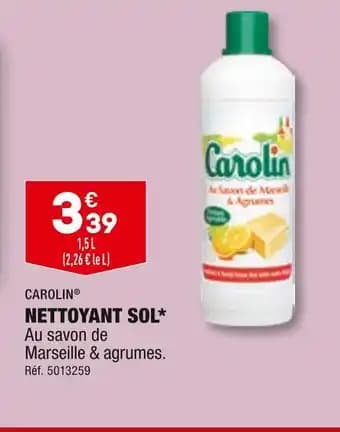 CAROLIN NETTOYANT SOL
