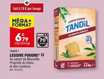 TANDIL LESSIVE POUDRE