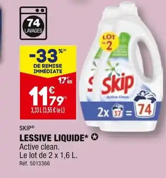 SKIP LESSIVE LIQUIDE