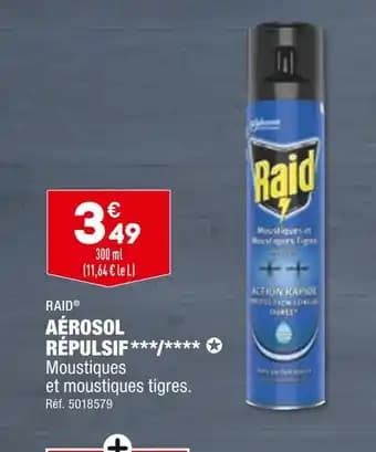 RAID AÉROSOL RÉPULSIF