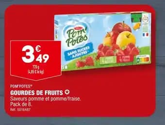 POM’POTES GOURDES DE FRUITS