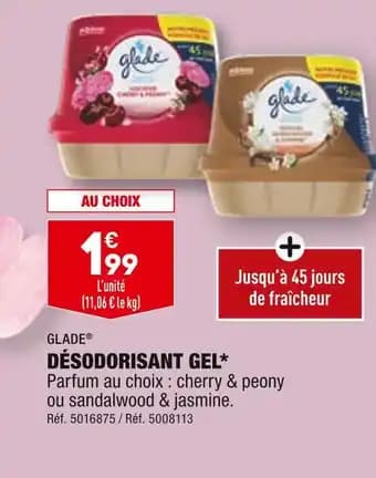 GLADE DÉSODORISANT GEL
