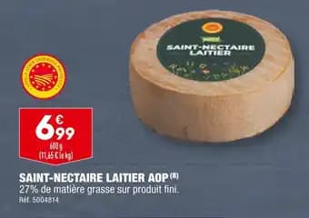 SAINT-NECTAIRE LAITIER AOP