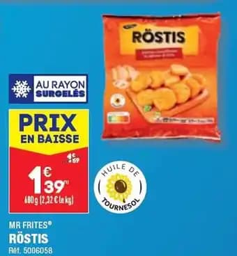 MR FRITES RÖSTIS