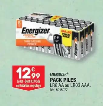 ENERGIZER PACK PILES