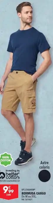 BERMUDA CARGO Du M au XXL.