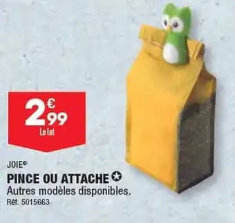 PINCE OU ATTACHE