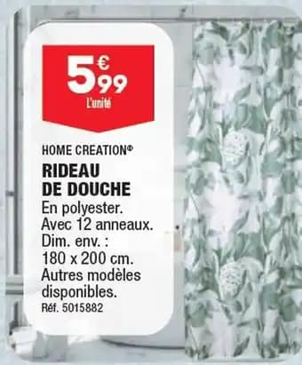 RIDEAU DE DOUCHE