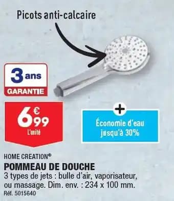 POMMEAU DE DOUCHE