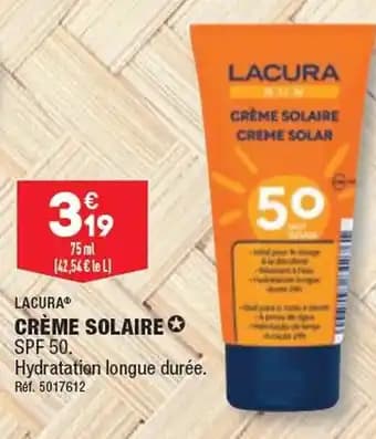 CRÈME SOLAIRE