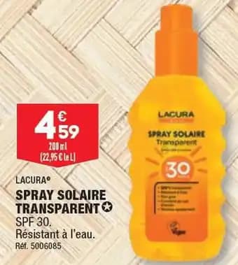 SPRAY SOLAIRE TRANSPARENT✪