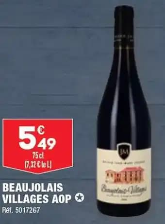 BEAUJOLAIS VILLAGES AOP ✪