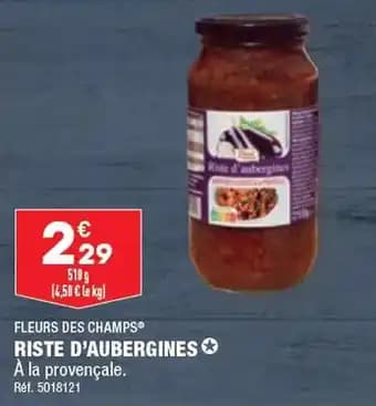 RISTE D'AUBERGINES À