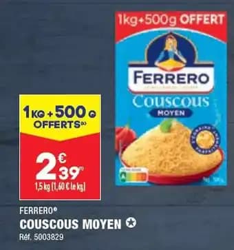 FERRERO® COUSCOUS MOYEN