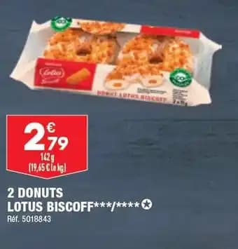 2 DONUTS LOTUS BISCOFF***/*****