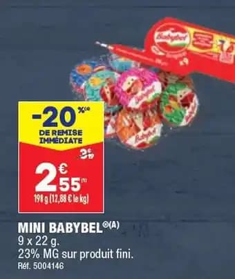 MINI BABYBELⓇ(A) 9 x 22 g.