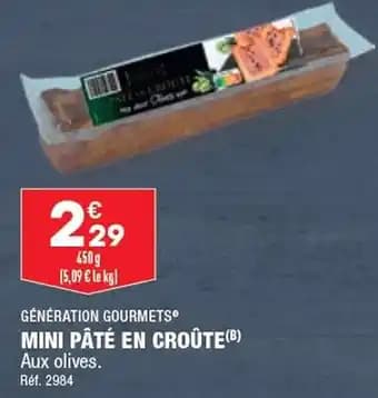 MINI PÂTÉ EN CROÛTE(B)