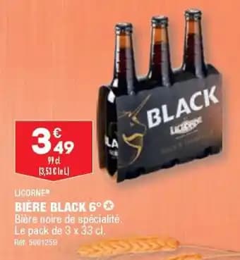 BIÈRE BLACK 6°