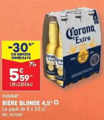 BIÈRE BLONDE 4,5°✪