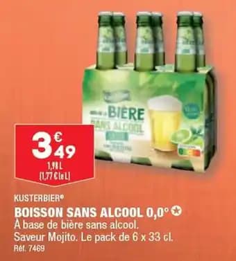 BOISSON SANS ALCOOL 0,0°✪