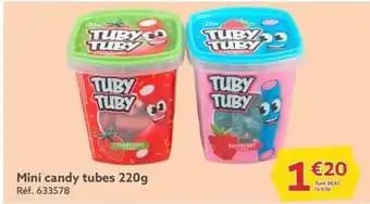 Mini candy tubes 220g