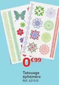 Tatouage éphémère