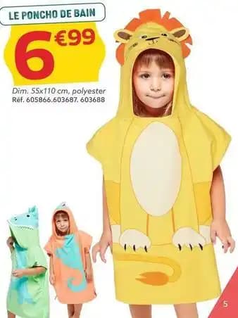 Le poncho de bain