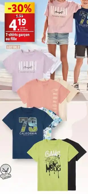 T-shirts garçon ou fille