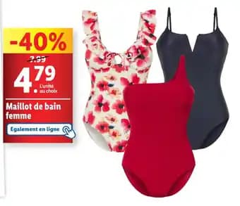 Maillot de bain femme