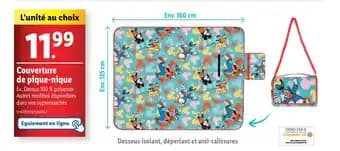 Couverture de pique-nique