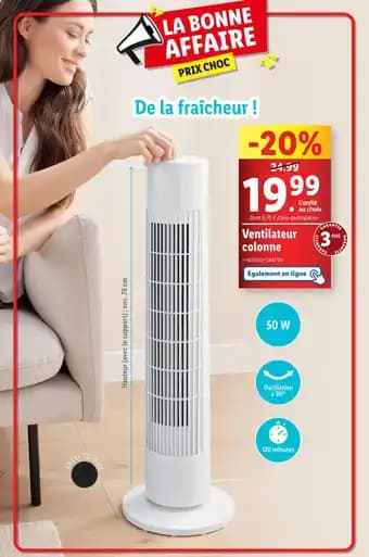 Ventilateur colonne